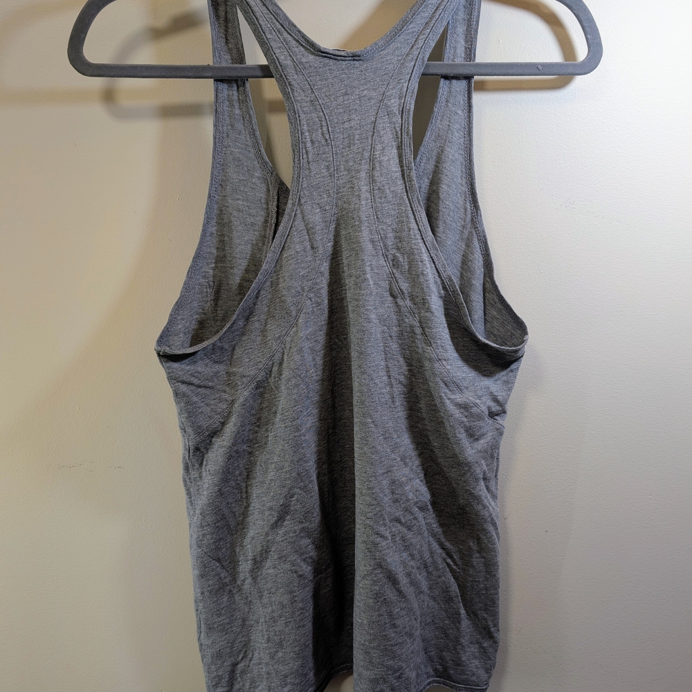 Wilfred Aritzia Grey Pima Cotton Racerback Pocket Tank XXS - Picture 6 of 6